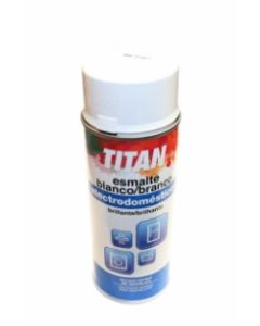 Esmalte electrodomestico brillante 400 ml spray blanco titan      23432