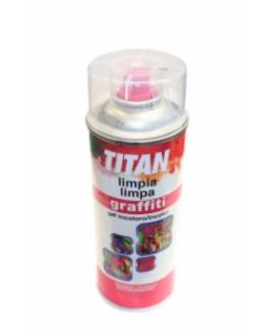 Limpiador grafitis 400 ml spray incoloro titan      23453