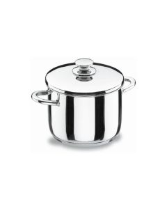 Olla cocina alta con tapa fondo difusor 18cm acero inox vitrocor lacor