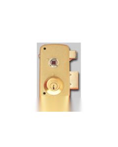 Cerradura sobreponer picaporte y palanca derecha accionable mediante manivela 60x33mm hierro esmaltado 5056bhe60d lince 5056bhe60d