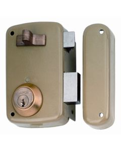 Cerradura sobreponer picaporte y palanca derecha tirador desde interior 70x45mm hierro esmaltado 5056ahe70d lince 5056ahe70d