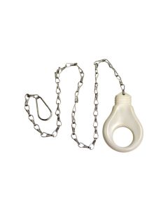 Tirador descarga cisterna tanque alto metalico blanco s&m 410161