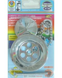 Embellecedor baño lavabo/bide cromo s&m 750489