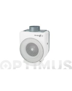 Extractor cocina centrifugo bandeja recogegrasa 625m3/h plastico ignifugo blanco