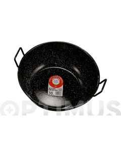Sarten cocina honda con asa 28cm hierro esmaltado la ideal 20328