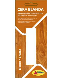 Cera blanda para madera 25 gr blanco promade
