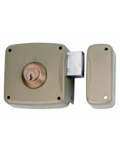 Cerradura sobreponer solo palanca izquierda solo llave 100x50mm hierro esmaltado 5124ahe10i lince 5124ahe10i