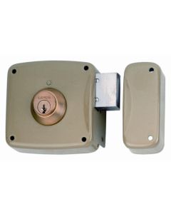 Cerradura sobreponer solo palanca izquierda solo llave 120x60mm hierro esmaltado 5124ahe12i lince 5124ahe12i