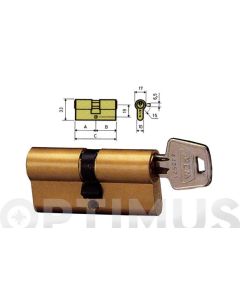 Cilindro e leva larga 30-30 laton, 3 llaves mcm