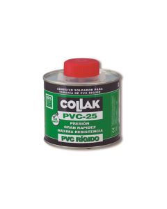 Adhesivo pvc-25 presion tapon pincel 500 ml collak
