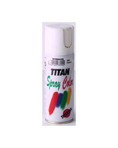 Esmalte laca satinado 400 ml spray blanco titan      33311