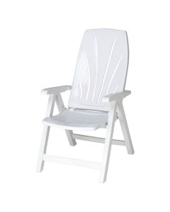 Sillon posiciones resina blanco garden life
