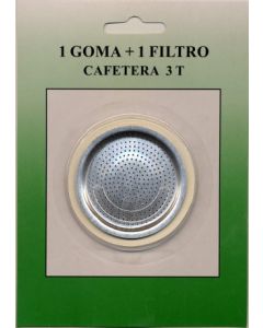 Filtro + junta cafetera 03tz oroley sanfor