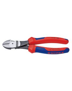 Alicate corte diagonal mango bimaterial 180mm knipex 74 02 180