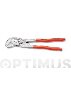 Tenaza fontaneria ajustable bomba agua mango pvc 250mm cromo vanadio niquelado knipex 86 03 250