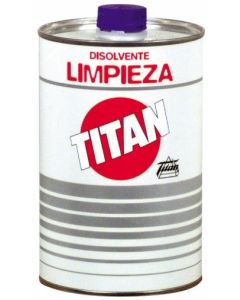 Disolvente limpieza envase metalico 1 lt titan         41488