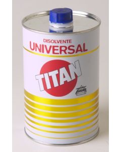 Disolvente universal envase metalico 5 lt titan         41490