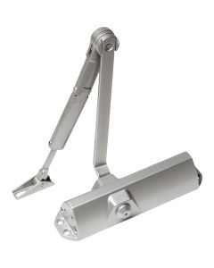 Cierrapuertas brazo retenedor fuerza 2-4 plata ts-68 dormakaba