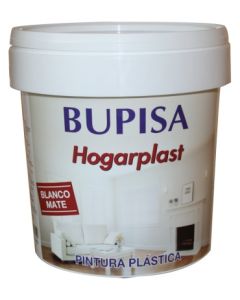 Pintura plastica mate interior blanco hogarplast bupisa