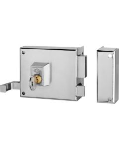 Cerradura sobreponer picaporte y palanca derecha 100x60mm hierro esmaltado 125ar10d/1 cvl 125ar10d/1