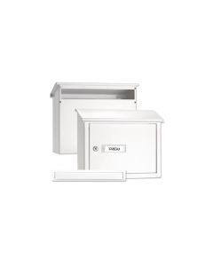 Bocacartas buzon recogecartas acero blanco arregui