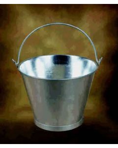 Cubo construccion conico asa lisa 12" 10lt galvanizado manuel soler