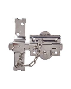 Cerrojo sobreponer 301-r 90mm bombillo 90mm niquel fac