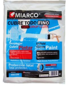 Plastico protector fino 04mtx05mt cubretodo miarco