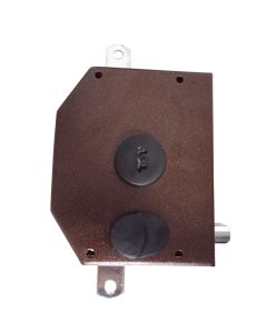 Cerradura seguridad sobreponer 3 puntos derecha pintado iseo 913.105/df