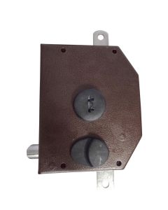 Cerradura seguridad sobreponer 3 puntos izquierda pintado iseo 913-105/sf