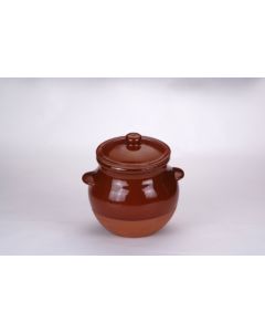 Olla cocina con tapa 6,0lt barro cocina tradicional