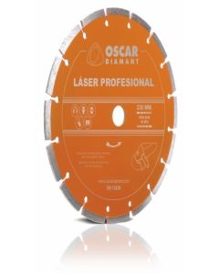 Disco corte profesional laser 230 mm oscar diamant prof-230-7