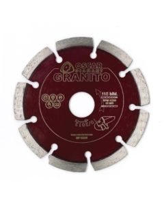 Disco corte granito laser 115x2,2x7 mm oscar diamant grani-115-7