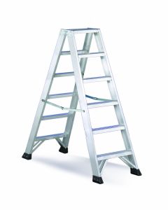 Escalera industrial de tijera doble 8 peldaños 1,86mt aluminio svelt p 1 8