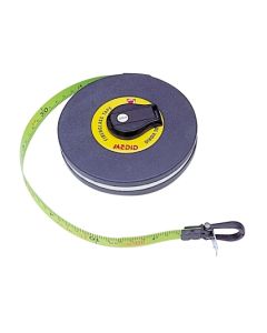 Cinta metrica fluorescente 50mt-15,0mm fibra vidrio estuche abs medid