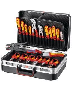 Maletín de herramientas 20 uds. maletín de material abs instalación eléctrica kn 50001673