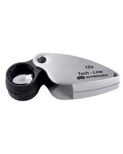 Lupa mano plegable aumento 08x ø22,8mm tech-line schweizer