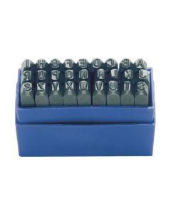 Juego de letras de impacto 329 27 uds. mayúsculas a-z altura de fuente 3 mm en c 50012857