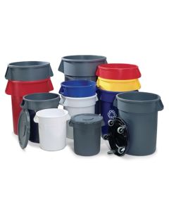 Tapa para contenedor apliable plástico gris diám. 560 mm apt rubbermaid