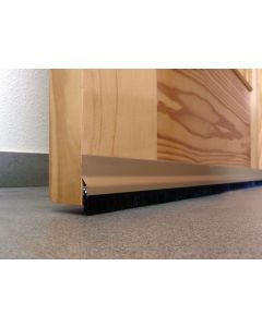 Burlete bajo puerta adhesivo cepillo 092cm aluminio oro burcasa 127480
