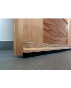 Burlete bajo puerta adhesivo cepillo 092cm aluminio roble burcasa 127520