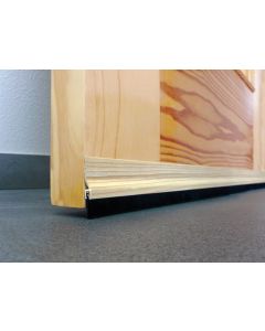 Burlete bajo puerta adhesivo cepillo 092cm aluminio pino burcasa 127510