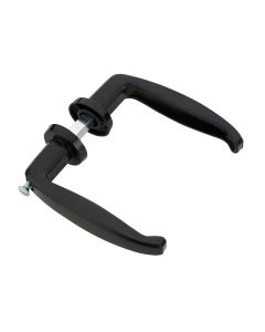 Manivela puerta 36 regulable 35/50mm negro 36