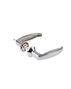 Manivela puerta 38 regulable 35/50mm cromada 38