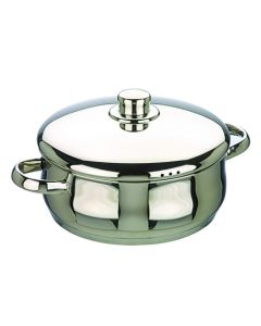Cacerola cocina con tapa 16cm acero inox ibili