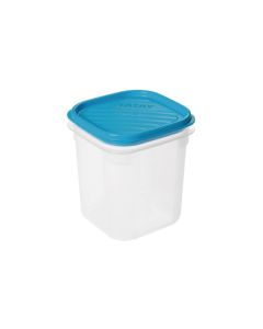 Hermetico alimentos cuadrado 0,7lt plastico azul tatay 16030