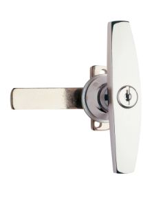 Cerradura mueble metalico manilla central de lengueta cromo m66100c0030 aga