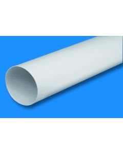 Tubo extraccion aire redondo ignifugo y autoextinguible 1,5mtx100mm termoplastico blanco sist 100 tubpla 605