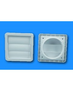 Ventana extraccion aire tubo redondo ignifugo y autoextinguible salida exterior termoplastico blanco sist 100 tubpla 0550-c