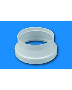 Manguito extraccion aire reductor directo ignifugo y autoextinguible termoplastico blanco sist 100 tubpla 665